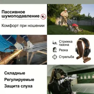 Наушники с шумоподавлением, тактические наушники с шумоподавлением