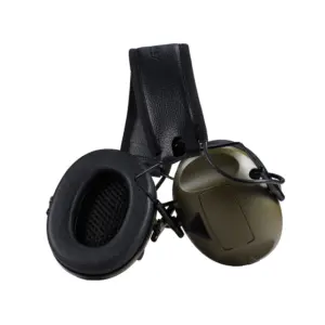 Тактические стрелковые наушники со встроенным аккумулятором и шумоподавлением