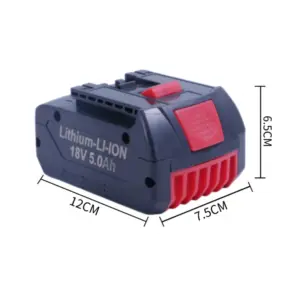 Совместим с литий-ионными аккумуляторными батареями Bosch BAT609 BAT622 18 В и инструментальными аккумуляторами 17618