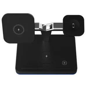 Магнитная беспроводная зарядная станция 3-в-1 для быстрой беспроводной зарядки