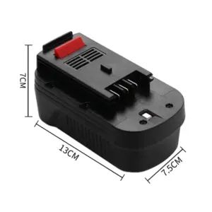 Сменный никель-металлгидридный аккумулятор Black & Decker 18 В, совместимый с аккумуляторными батареями для электроинструментов 244760-00 HPB18