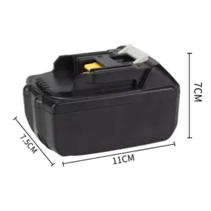 Совместим с литиевыми батареями Makita BL1830 и BL1840 для электроинструментов Makita 18 В