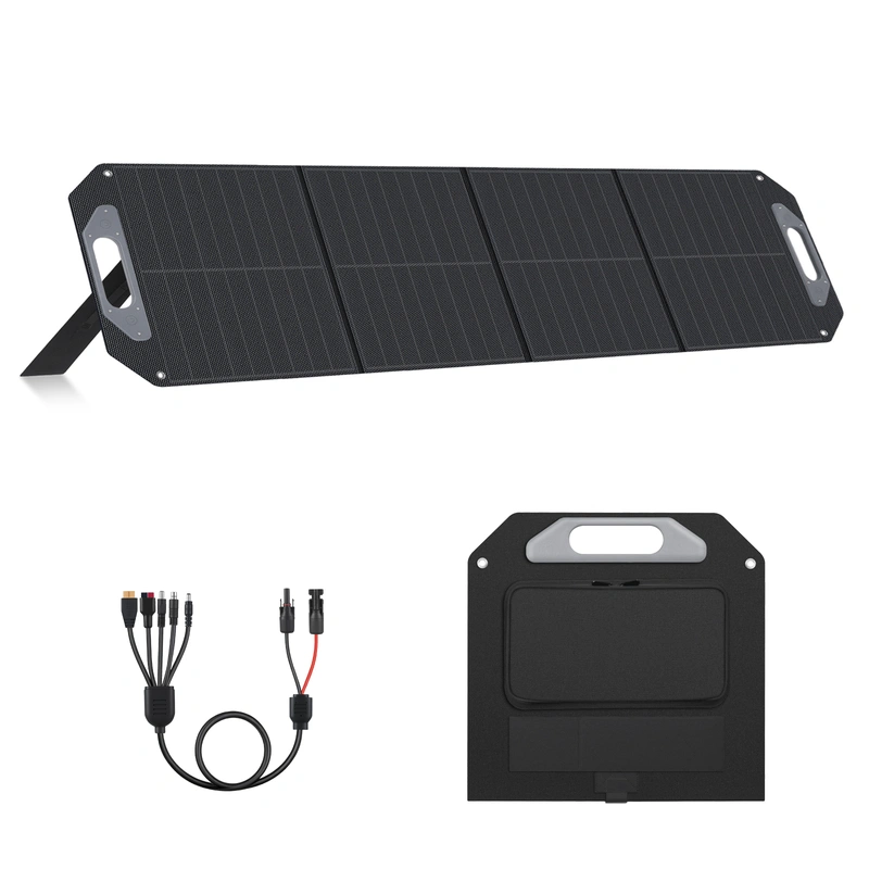 Портативная солнечная панель мощностью 100 Вт