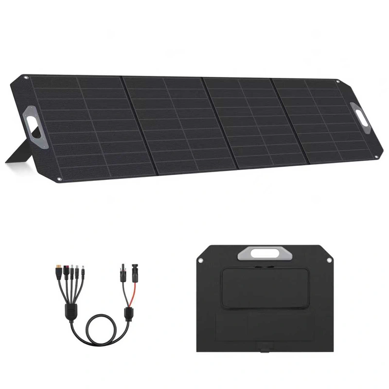 Складная портативная солнечная панель мощностью 200 Вт