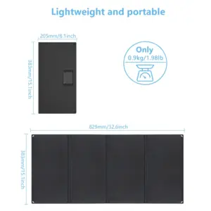 Портативная солнечная панель мощностью 60 Вт с выходом постоянного тока