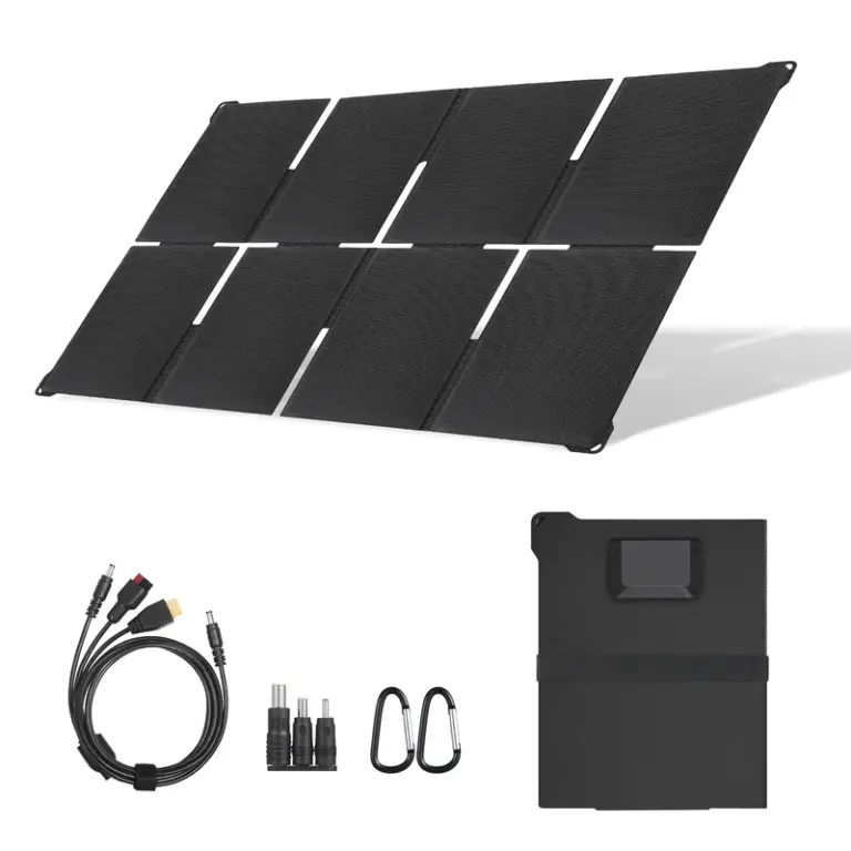 Легкая портативная солнечная панель мощностью 80 Вт