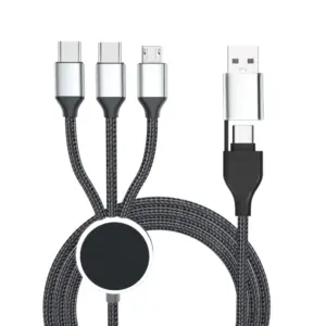 Многофункциональный USB-кабель для зарядки с подсветкой