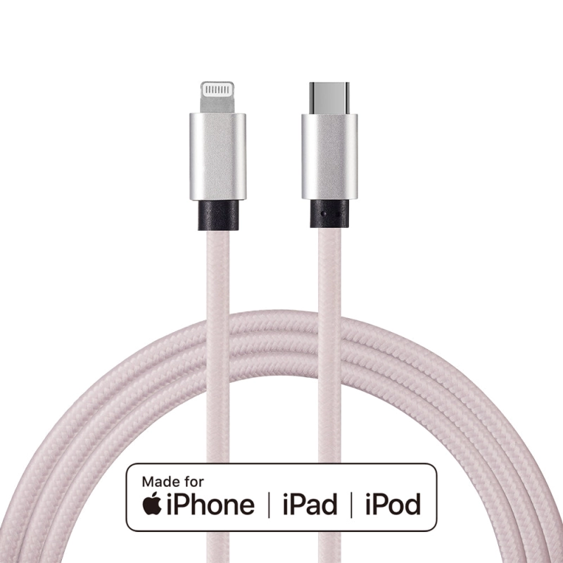 Зарядный кабель Type C — iOS 8Pin сертифицированный MFi