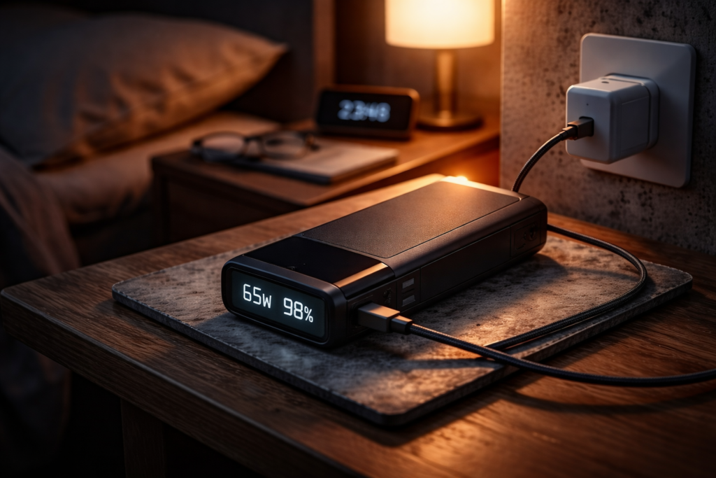 безопасно ли оставлять повербанк на зарядке на ночь