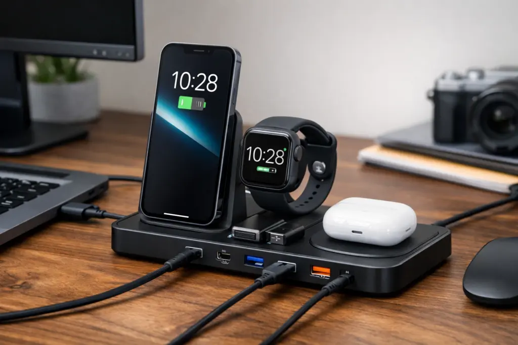 док станция для зарядки нескольких устройств