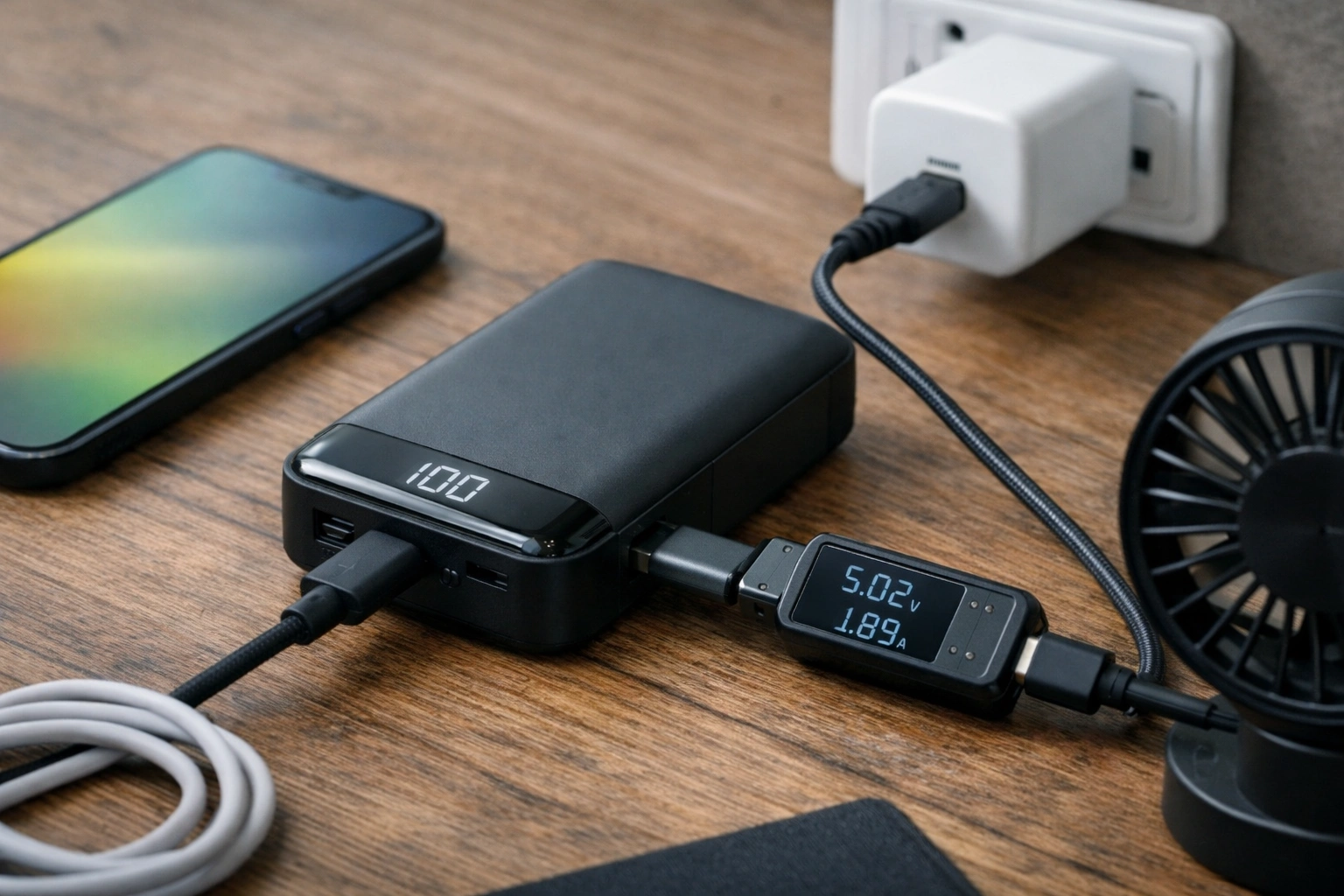 как правильно заряжать новый внешний аккумулятор первый раз