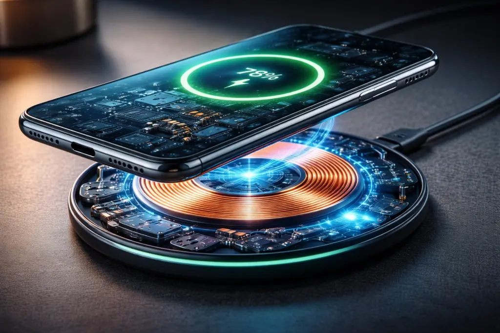 как работает беспроводная зарядка физика