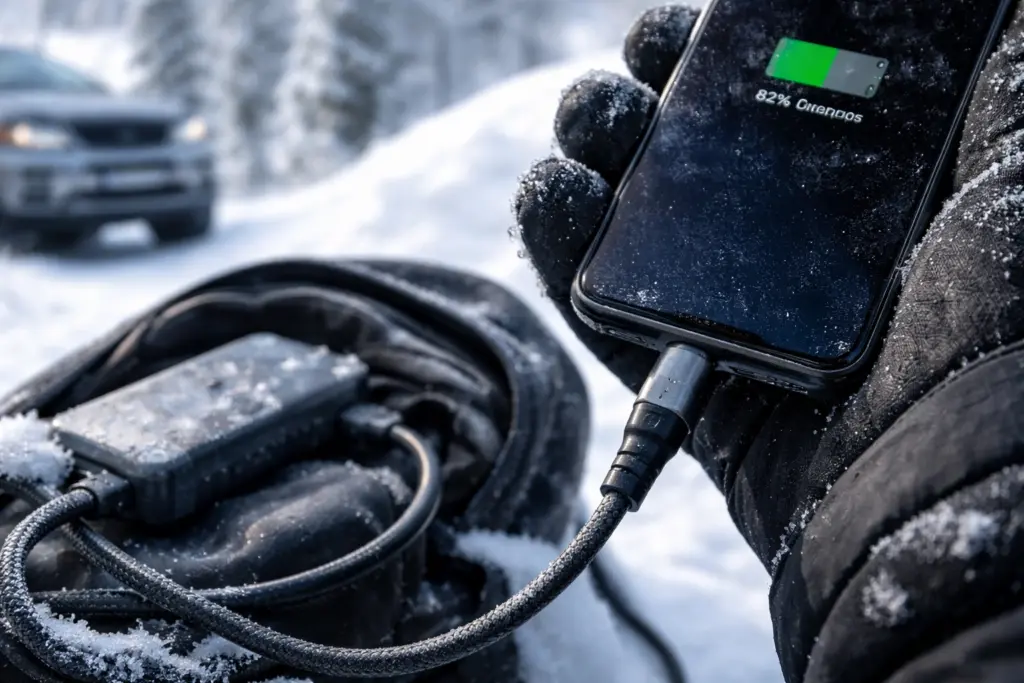 морозостойкий кабель для зарядки на улице