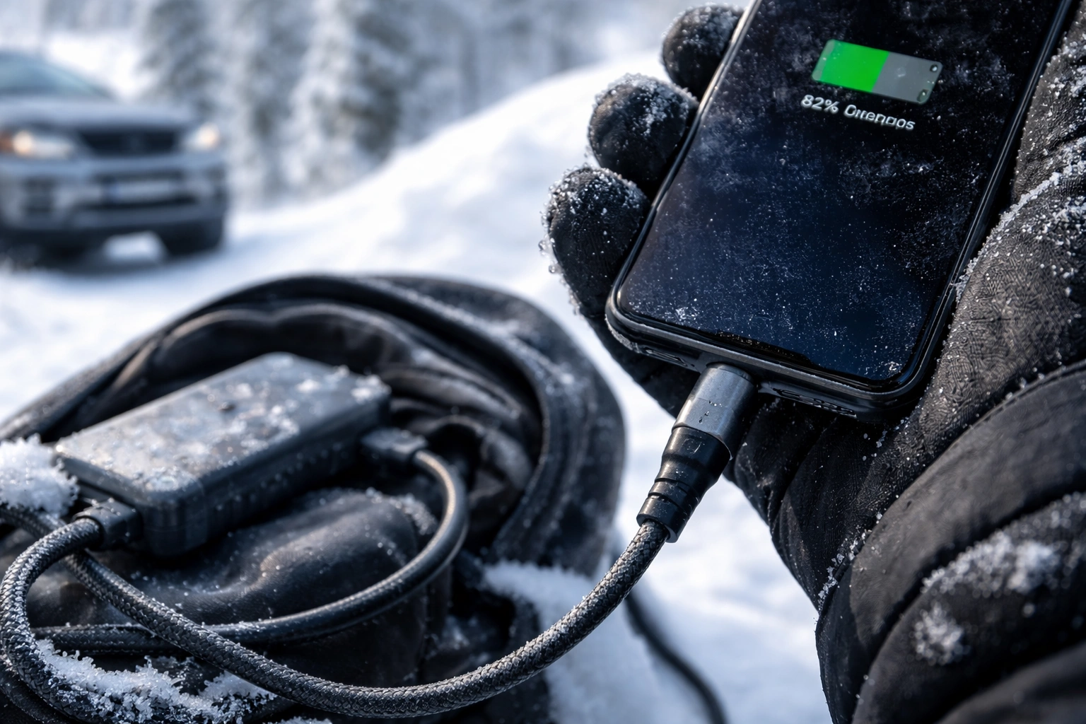 морозостойкий кабель для зарядки на улице