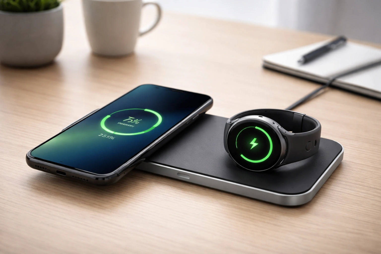 можно ли заряжать часы от беспроводной зарядки телефона