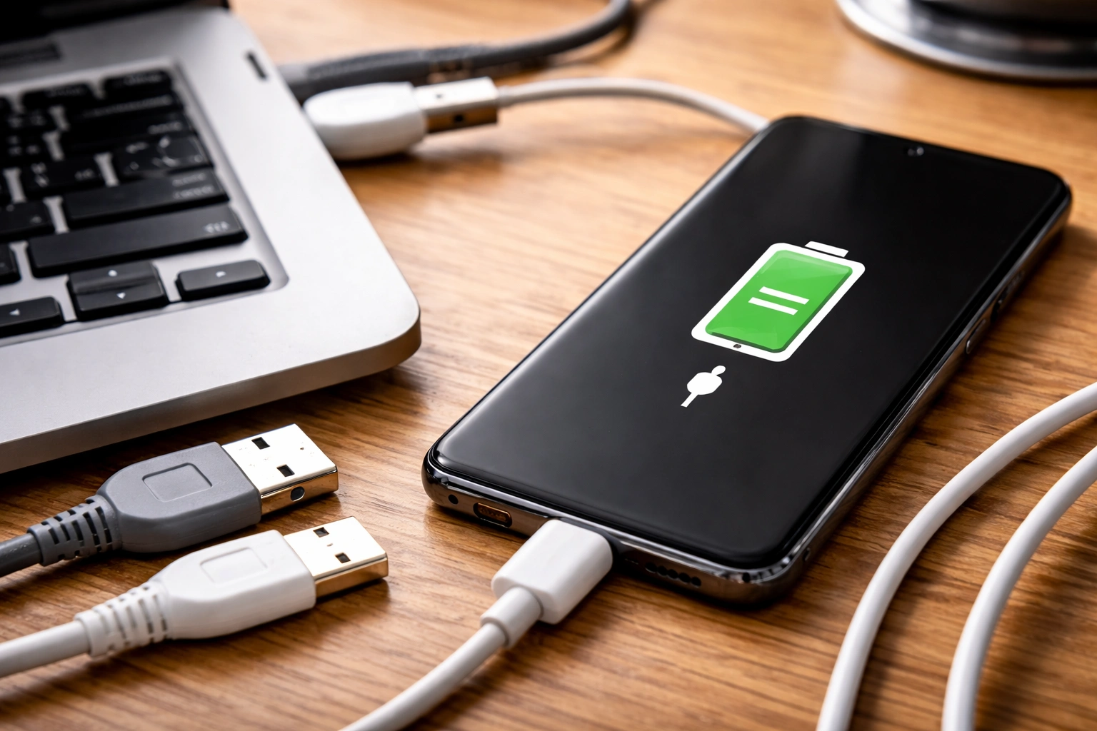 передача данных через кабель зарядки не работает