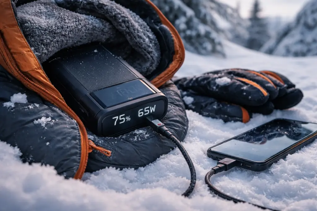 почему повербанк быстро разряжается на холоде