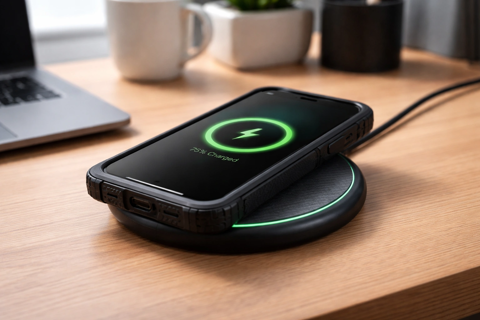 заряжает ли беспроводная зарядка через толстый чехол