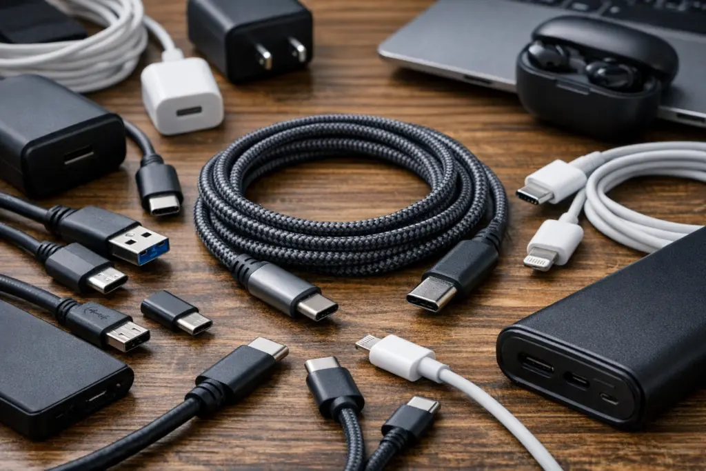 виды usb кабелей​