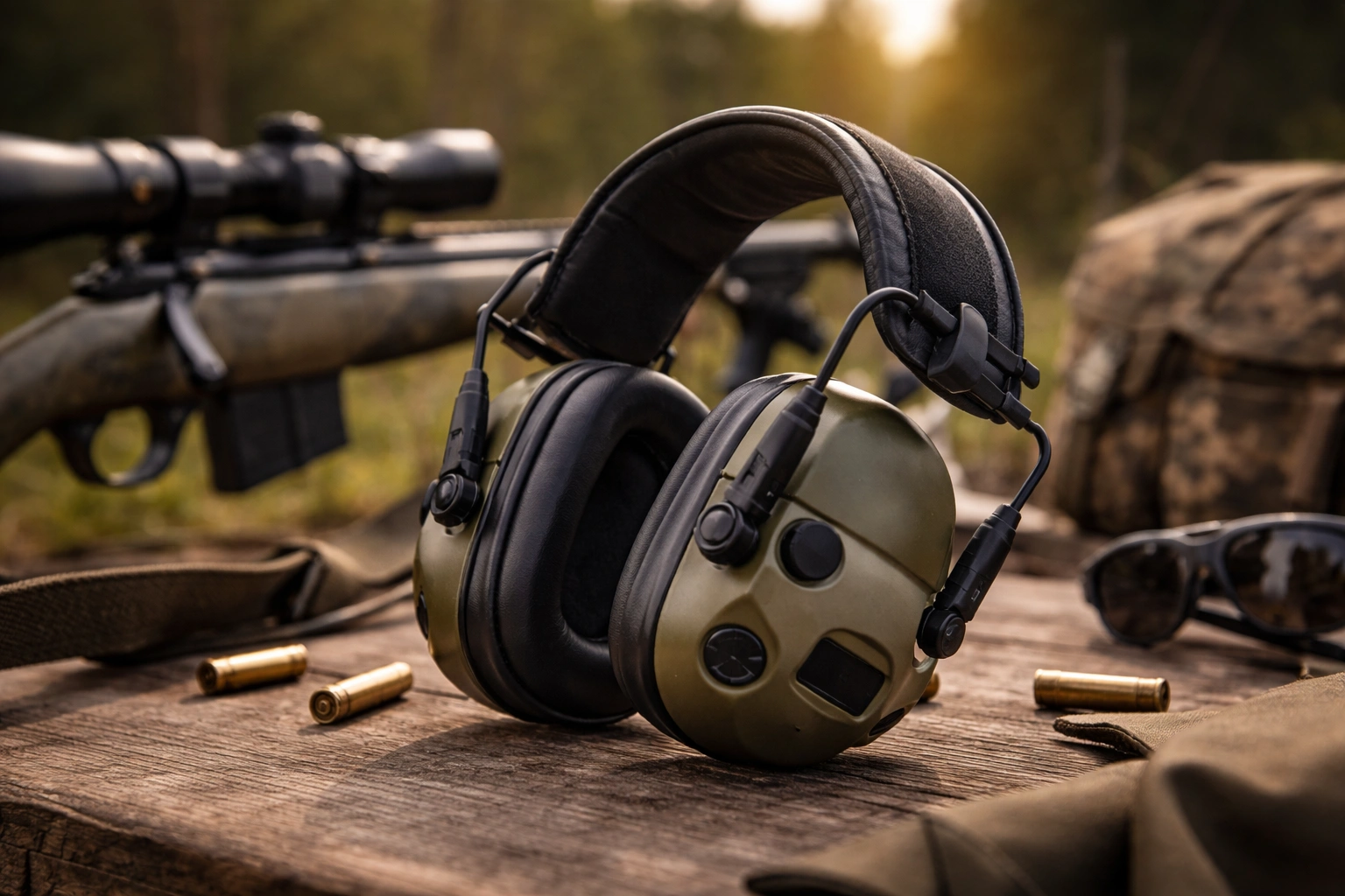 активные наушники для стрельбы и охоты