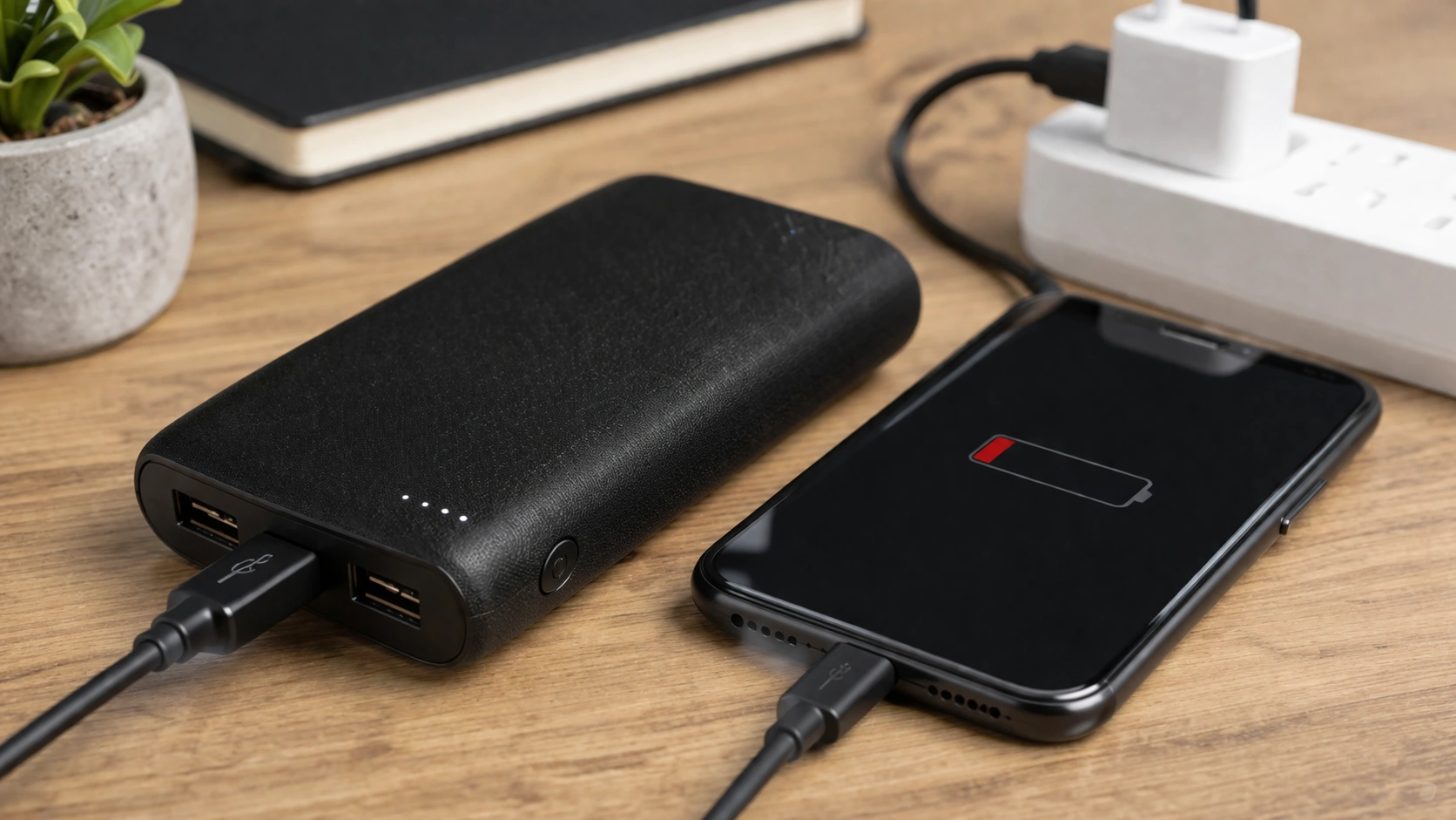 повербанк заряжается но не заряжает​